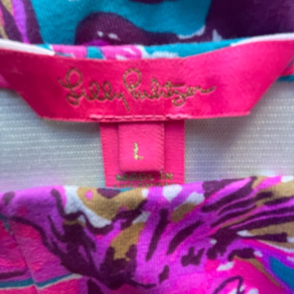 Set of 2, Lilly Pulitzer Nissi Floral Maxi Skirt & Long Sleeve Shirt, EUC - Picture 10 of 13